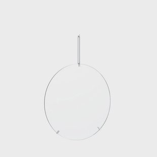 Moebe - Wandspiegel Ø50 roestvrij staal