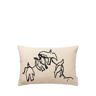 ferm LIVING - Vuelo Cushion Cover Natural