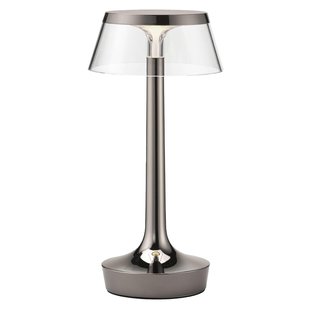 Flos Bon Jour Unplugged LED Tafellamp Black Chrome