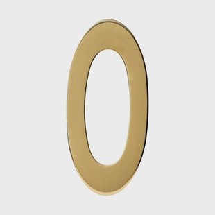 Intersteel PVD messing huisnummer 0