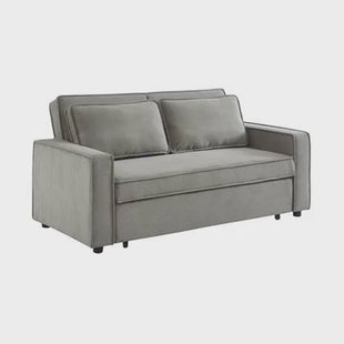 sweeek - 3-zits velours slaapbank B 172,5 x D 91,5 x 88,5cm