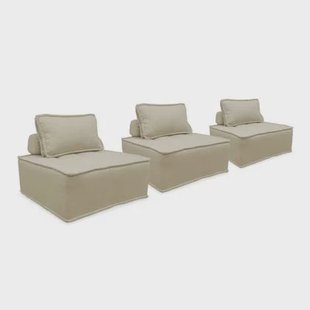 sweeek - Modulaire fauteuil in stof (x3)