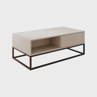 Meubella - Salontafel Delta - Beige - 120 cm