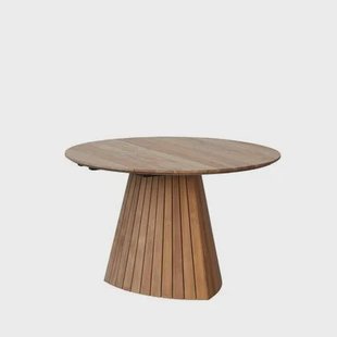 Tikamoon - Ronde tuintafel van massief teakhout voor 6 personen