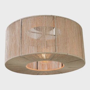Urban Interiors - Plafondlamp - Drum Jute - Ø45