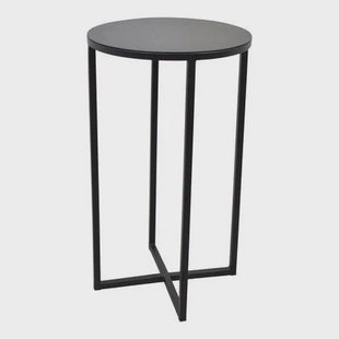 LOFT42 Beau bijzettafel - Rond - Zwart - Metaal