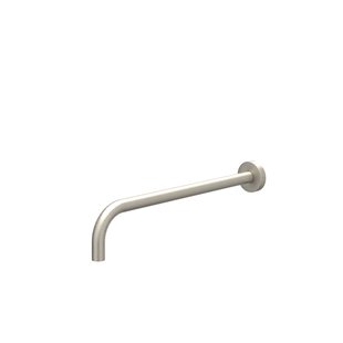 Wandarm IVY 40 cm 1/2 Geborsteld Nickel PVD