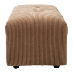 HKliving Vint Bank Element - Hocker Small - Corduroy Rib - Bruin