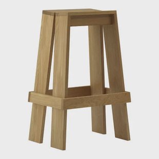 Normann Copenhagen Let Barkruk H 75 cm - Eiken