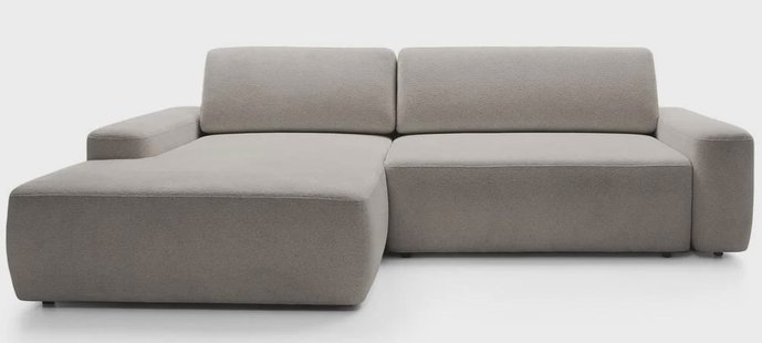 Hoekslaapbank Elis links met opbergruimte chenille | NADUVI Collection