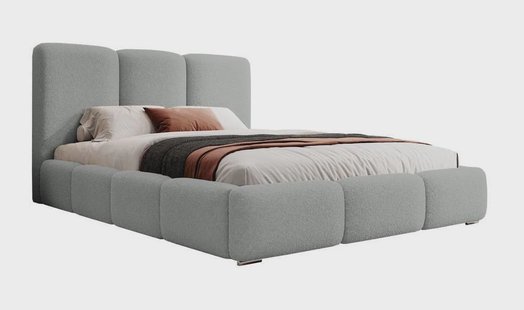Bedframe Briar bouclé met opbergruimte 160x200 | NADUVI Collection