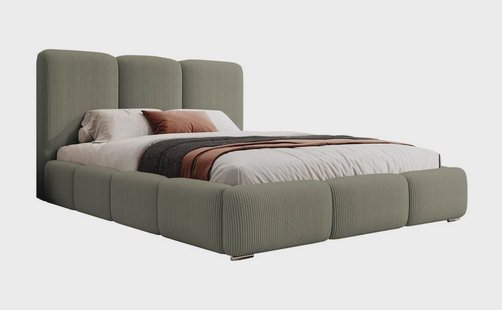 Bedframe Briar met opbergruimte ribstof 140x200 | NADUVI Collection