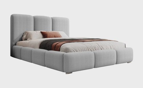 Bedframe Briar met opbergruimte ribstof 160x200 | NADUVI Collection