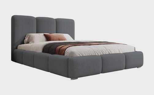 Bedframe Briar met opbergruimte ribstof 180x200 | NADUVI Collection