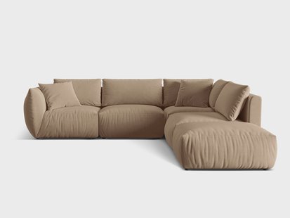 Hoekbank Christ 4-zits links velvet | Micadoni