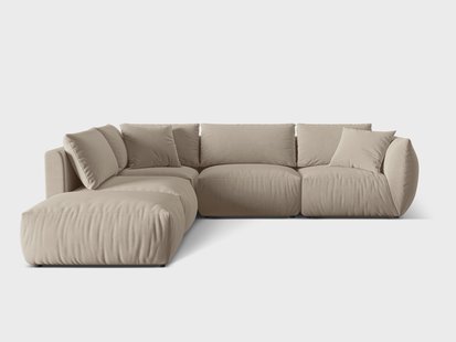 Hoekbank Christ 4-zits links velvet | Micadoni Hoekbank Christ 4-zits links velvet | Micadoni