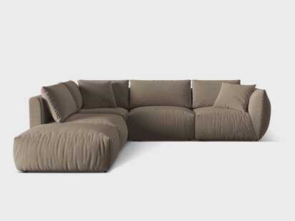 Hoekbank Christ 4-zits rechts velvet | Micadoni