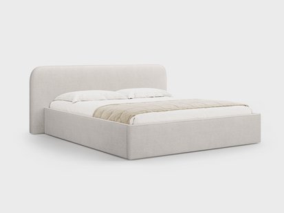 Bedframe met opbergvak Elizabeth 200x200 bouclé | Micadoni