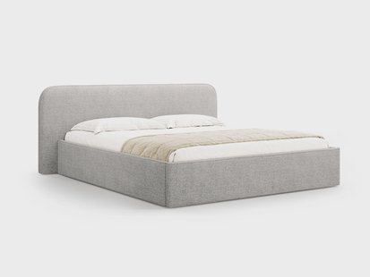 Bedframe met opbergvak Elizabeth 160x200 bouclé | Micadoni