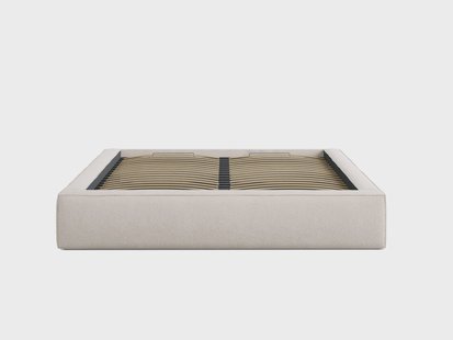 Bedframe met opbergvak Simon 140x200 bouclé | Micadoni