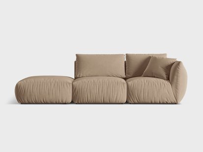 Hoekbank Chris 3-zits links velvet | Micadoni