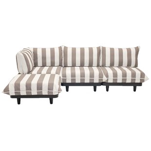 Fatboy Paletti 3-zits Loungebank Stripe Cacao