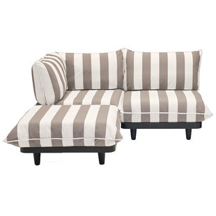 Fatboy Paletti 2-zits Loungebank Medium Stripe Cacao