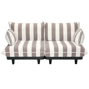 Fatboy Paletti 2-zits Loungebank Met Armleuning Stripe Cacao