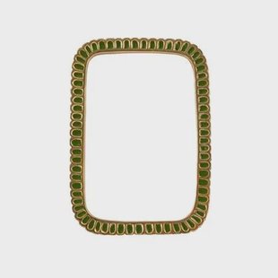 Sissy-Boy Groene scalloped enamel fotolijst