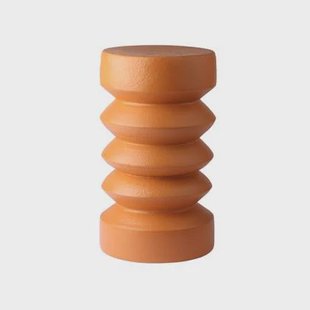 HKliving Stoneware Bijzettafel Ø 23 cm - Terra