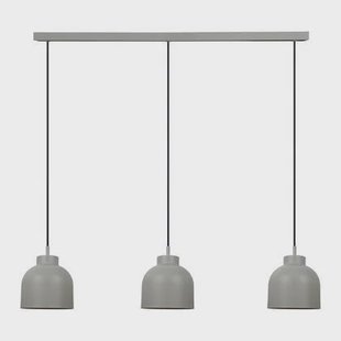 by fonQ Nohr Hanglamp - 3 Lichts - Warm Grijs