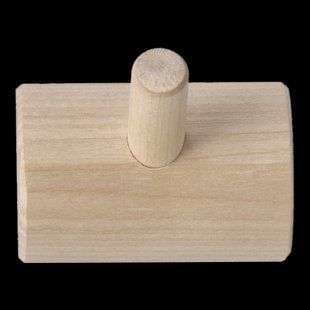 1898 Allsarp kapstokje 1 knop Berken