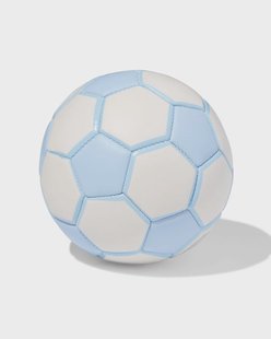 HEMA Voetbal maat 2 15cm wit-blauw