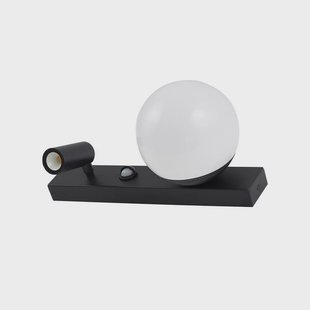 Lindby - Larcie LED buiten wandlamp 35 cm, 2-lamps, aluminium, sensor