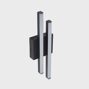 Lindby - Abelia LED Buiten Wandlamp Zwart