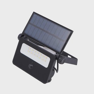 Lindby - Rikard LED-zonnecellen wandlamp zwart