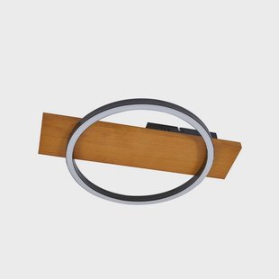 Lindby - Galad LED Plafondlamp Hout