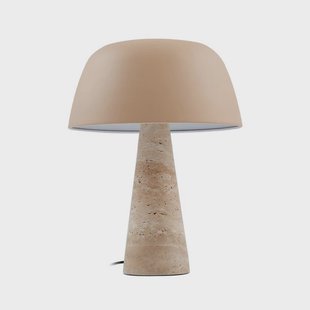 Lindby - Magritt tafellamp beige 41 cm steen