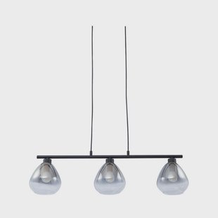 Lindby - Pendura Hanglamp Zwart/Rook Grijs