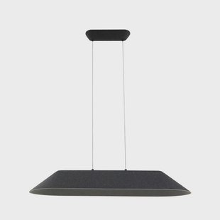 Lucande - Naelle LED Hanglamp Zwart/Grijs