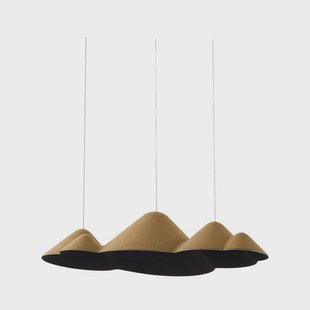 Lucande - Beutlin LED Hanglamp Dim. Olijf