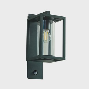 Lucande - Ferda buitenwandlamp, sensor, hangend, groen, IP44