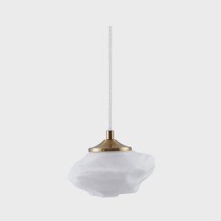 Lindby - Piatra Hanglamp Opaal/Geel Koper