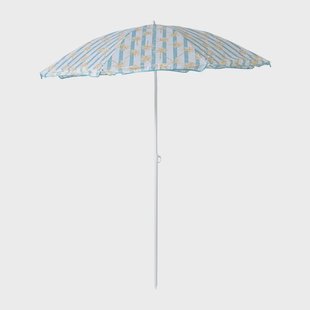 Strandparasol palmboom - blauw - ø160x180x180 cm