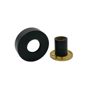 Wandsteun Met Rozet Best Design Black-Pary Zwart