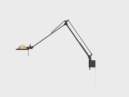 Berenice wandlamp 45x45 messing/zwart Luceplan - Metaal