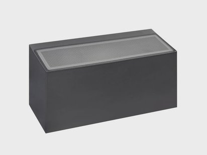 Asker Up/Down LED Buiten Wandlamp L22,5 Grafiet Norlys - Terras - Aluminium