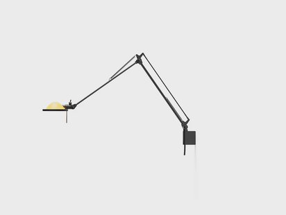 Berenice wandlamp 30x30 geel/zwart Luceplan - Woonkamer - Metaal