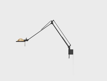 Berenice wandlamp 30x30 messing/zwart Luceplan - Metaal