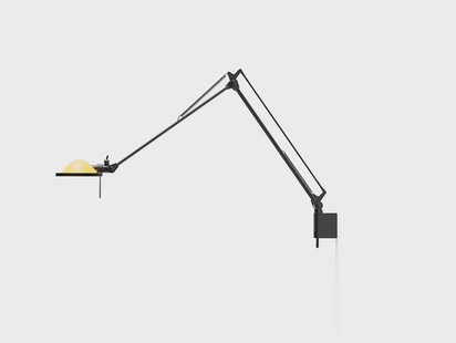 Berenice wandlamp 45x45 geel/zwart Luceplan - Woonkamer - Metaal